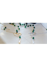 Necklace (55 cm) with mineral beads